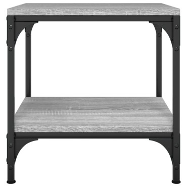 vidaXL Τραπεζάκια Σαλονιού 2 τεμ. Γκρι Sonoma 40x40x40cm Επεξ. Ξύλο