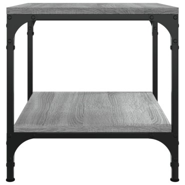 vidaXL Τραπεζάκια Σαλονιού 2 τεμ. Γκρι Sonoma 40x40x40cm Επεξ. Ξύλο