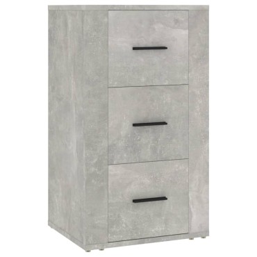 vidaXL Ντουλάπι Γκρι σκυροδέματος 40x33x70cm από Επεξεργασμένο Ξύλο 1 τεμ.