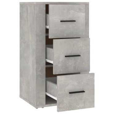 vidaXL Ντουλάπι Γκρι σκυροδέματος 40x33x70cm από Επεξεργασμένο Ξύλο 1 τεμ.