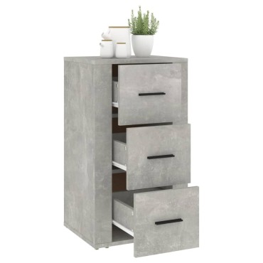 vidaXL Ντουλάπι Γκρι σκυροδέματος 40x33x70cm από Επεξεργασμένο Ξύλο 1 τεμ.