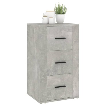 vidaXL Ντουλάπι Γκρι σκυροδέματος 40x33x70cm από Επεξεργασμένο Ξύλο 1 τεμ.