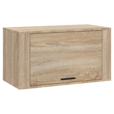 vidaXL Παπουτσοθήκη Επιτοίχια Sonoma δρυς 70x35x38cm Επεξεργ. Ξύλο