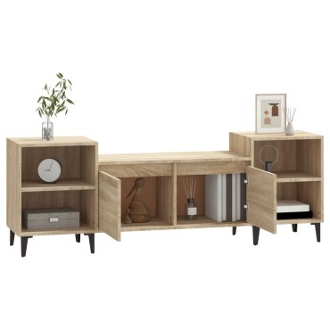 vidaXL Έπιπλο Τηλεόρασης Sonoma Δρυς 160x35x55cm Επεξ. Ξύλο