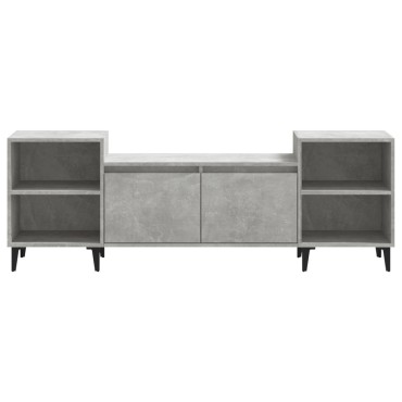 vidaXL Έπιπλο Τηλεόρασης Γκρι Σκυρ. 160x35x55cm Επεξ. Ξύλο