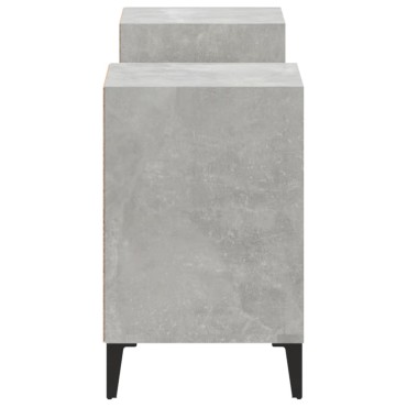 vidaXL Έπιπλο Τηλεόρασης Γκρι Σκυρ. 160x35x55cm Επεξ. Ξύλο
