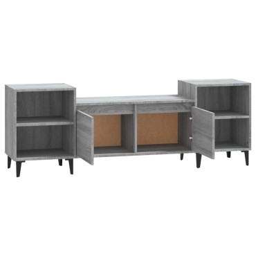 vidaXL Έπιπλο Τηλεόρασης Γκρι Sonoma 160x35x55cm από Επεξεργ. Ξύλο