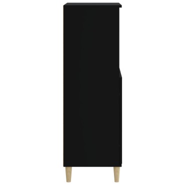 vidaXL Ντουλάπι Μαύρο 60x36x110cm από Επεξεργασμένο Ξύλο 1 τεμ.