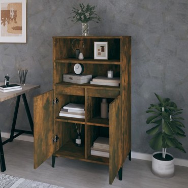 vidaXL Ντουλάπι Καπνιστή Δρυς 60x36x110cm από Επεξεργασμένο Ξύλο 1 τεμ.
