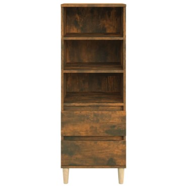 vidaXL Ντουλάπι Καπνιστή Δρυς 40x36x110cm από Επεξεργασμένο Ξύλο 1 τεμ.