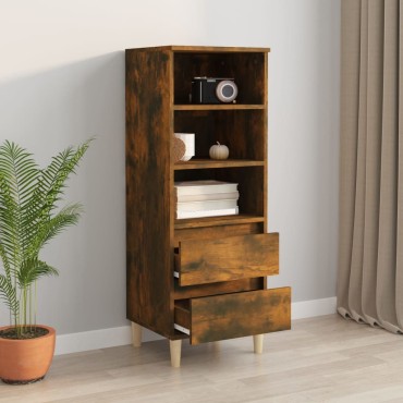 vidaXL Ντουλάπι Καπνιστή Δρυς 40x36x110cm από Επεξεργασμένο Ξύλο 1 τεμ.