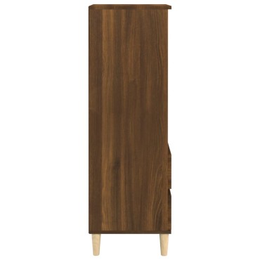 vidaXL Ντουλάπι Καφέ Δρυς 40x36x110cm από Επεξεργασμένο Ξύλο 1 τεμ.