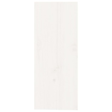 vidaXL Κάβα Κρασιών Λευκό 62x25x62cm από Μασίφ Ξύλο Πεύκου 1 τεμ.