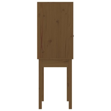 vidaXL Ντουλάπι Ψηλό Καφέ Μέλι 60x40x120cm από Μασίφ Ξύλο Πεύκου 1 τεμ.