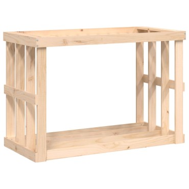 vidaXL Ξυλοθήκη Εξ. Χώρου 108x52x74 εκ. από Μασίφ Ξύλο Πεύκου