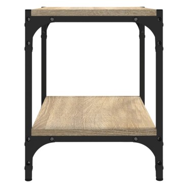 vidaXL Έπιπλο Τηλεόρασης Sonoma Δρυς 40x33x41cm Επεξ. Ξύλο & Ατσάλι