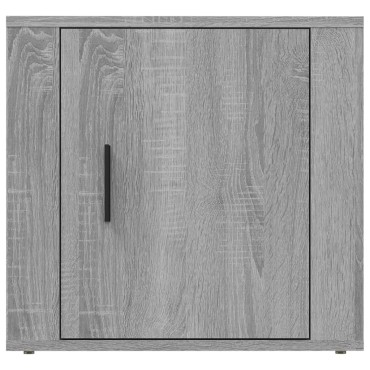 vidaXL Κομοδίνο Γκρι Sonoma 50x39x47cm 1 τεμ.