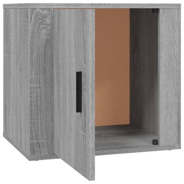 vidaXL Κομοδίνο Γκρι Sonoma 50x39x47cm 1 τεμ.