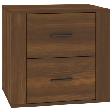 vidaXL Κομοδίνο Καφέ Δρυς 50x39x47cm 1 τεμ.