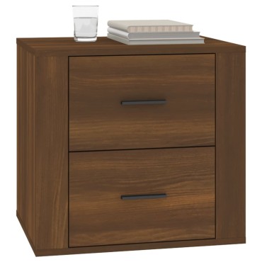 vidaXL Κομοδίνο Καφέ Δρυς 50x39x47cm 1 τεμ.
