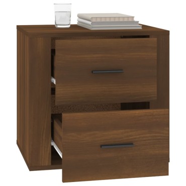 vidaXL Κομοδίνο Καφέ Δρυς 50x39x47cm 1 τεμ.