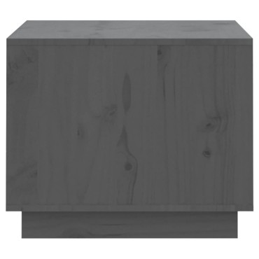 vidaXL Τραπεζάκι Σαλονιού Γκρι 100x50x40,5cm από Μασίφ Ξύλο Πεύκου 1 τεμ.