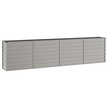 vidaXL Ζαρντινιέρα Σκουριασμένο 320x40x77 εκ. Ατσάλι Σκληρυθέν Αέρα