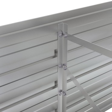 vidaXL Ζαρντινιέρα Σκουριασμένο 160x80x45 εκ. Ατσάλι Σκληρυθέν Αέρα