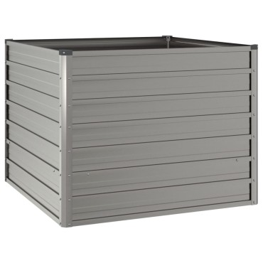 vidaXL Ζαρντινιέρα Σκουριασμένο 100x100x77 εκ. Ατσάλι Σκληρυθέν Αέρα