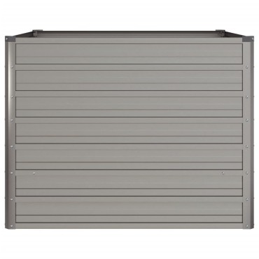 vidaXL Ζαρντινιέρα Σκουριασμένο 100x100x77 εκ. Ατσάλι Σκληρυθέν Αέρα