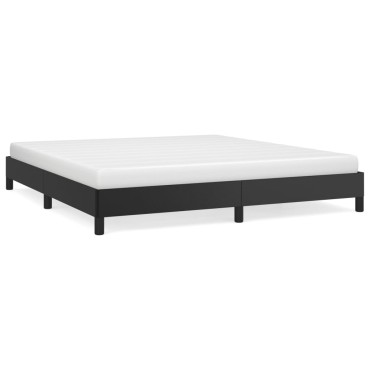 vidaXL Πλαίσιο Κρεβατιού Μαύρο 180x200 εκ. από Συνθετικό Δέρμα