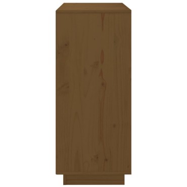 vidaXL Ντουλάπι Καφέ Μελί 70x34x80cm από Μασίφ Ξύλο Πεύκου 1 τεμ.