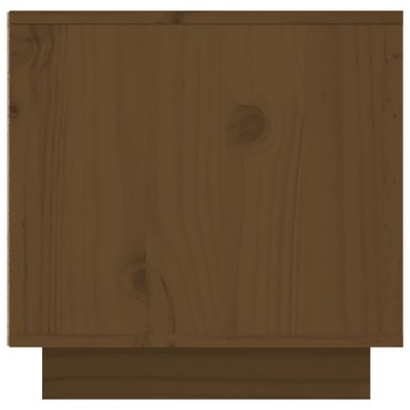 vidaXL Έπιπλο Τηλεόρασης Καφέ Μελί 156x40x40cm από Μασίφ Ξύλο Πεύκου