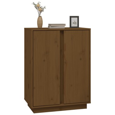 vidaXL Ντουλάπι Καφέ Μέλι 60x35x80cm από Μασίφ Ξύλο Πεύκου 1 τεμ.