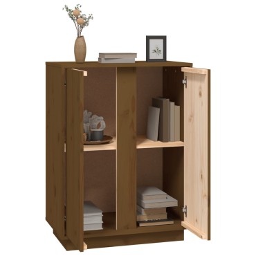vidaXL Ντουλάπι Καφέ Μέλι 60x35x80cm από Μασίφ Ξύλο Πεύκου 1 τεμ.