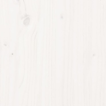 vidaXL Γραφείο Λευκό 110x50x75cm από Μασίφ Ξύλο Πεύκου 1 τεμ.
