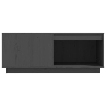 vidaXL Τραπεζάκι Σαλονιού Γκρι 100x101x40,5cm από Μασίφ Ξύλο Πεύκου 1 τεμ.