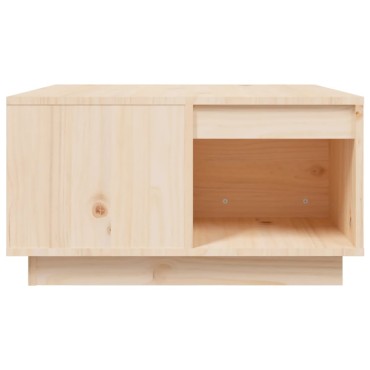 vidaXL Τραπεζάκι Σαλονιού 60x61x32,5cm από Μασίφ Ξύλο Πεύκου 1 τεμ.