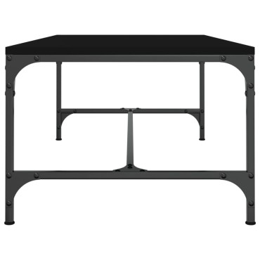 vidaXL Τραπεζάκι Σαλονιού Μαύρο 100x50x35cm από Επεξεργασμένο Ξύλο 1 τεμ.