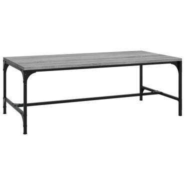 vidaXL Τραπεζάκι Σαλονιού Γκρι Sonoma 100x50x35cm Επεξεργασμένο Ξύλο 1 τεμ.