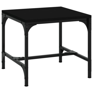 vidaXL Τραπεζάκι Σαλονιού Μαύρο 50x50x35cm από Επεξεργασμένο Ξύλο 1 τεμ.