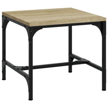 vidaXL Τραπεζάκι Σαλονιού Sonoma Δρυς 50x50x35cm Επεξεργασμένο Ξύλο 1 τεμ.