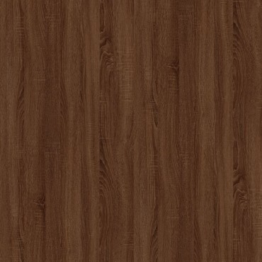 vidaXL Τραπεζάκι Σαλονιού Καφέ Δρυς 50x50x35cm Επεξεργασμ. Ξύλο 1 τεμ.