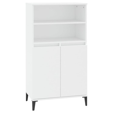 vidaXL Ντουλάπι Λευκό 60x36x110cm από Επεξεργασμένο Ξύλο 1 τεμ.
