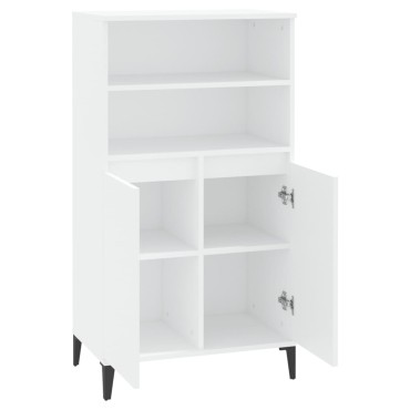 vidaXL Ντουλάπι Λευκό 60x36x110cm από Επεξεργασμένο Ξύλο 1 τεμ.