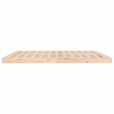 vidaXL Πλαίσιο Κρεβατιού 200x200cm από Μασίφ Ξύλο Πεύκου 1 τεμ. - Διπλό
