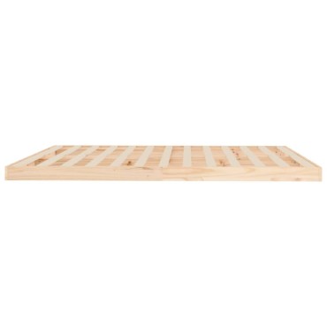 vidaXL Πλαίσιο Κρεβατιού 180x200 εκ. Μασίφ Πεύκο Super King