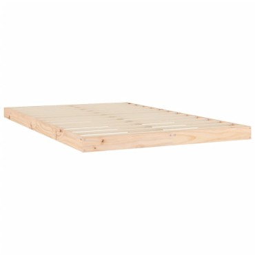 vidaXL Πλαίσιο Κρεβατιού 120 x 200 εκ. από Μασίφ Ξύλο Πεύκου