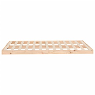 vidaXL Πλαίσιο Κρεβατιού 120 x 200 εκ. από Μασίφ Ξύλο Πεύκου