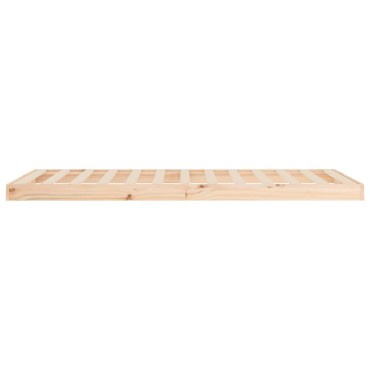 vidaXL Πλαίσιο Κρεβατιού 90 x 200 εκ. από Μασίφ Ξύλο Πεύκου